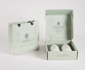 Coffret Petit Secret de Colibri accompagné de son sac cadeau aux finitions soignées.